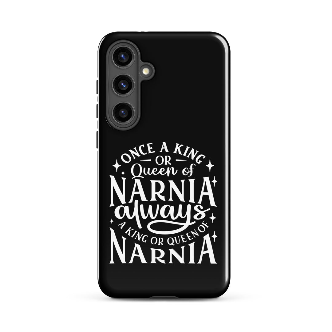 Christian Phone Case King or Queen Narnia Black for Samsung® Samsung® Phone Cases Glossy Samsung Galaxy S24 Plus 