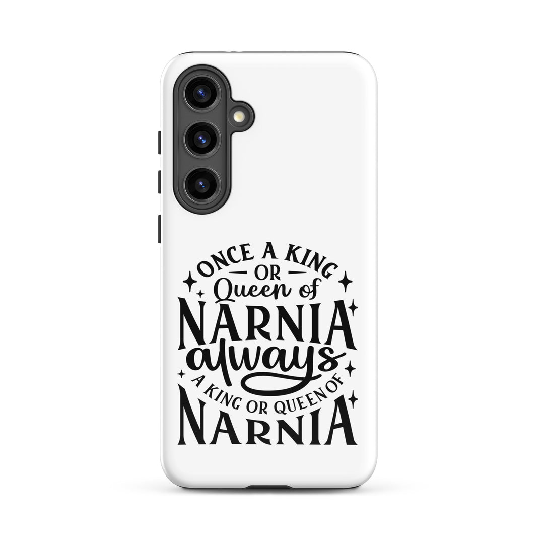 Christian Phone Case King or Queen Narnia White for Samsung® Samsung® Phone Cases Glossy Samsung Galaxy S24 Plus 