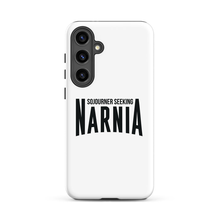 Christian Phone Case Sojourner Seeking Narnia White for Samsung® Samsung® Phone Cases Glossy Samsung Galaxy S24 Plus 