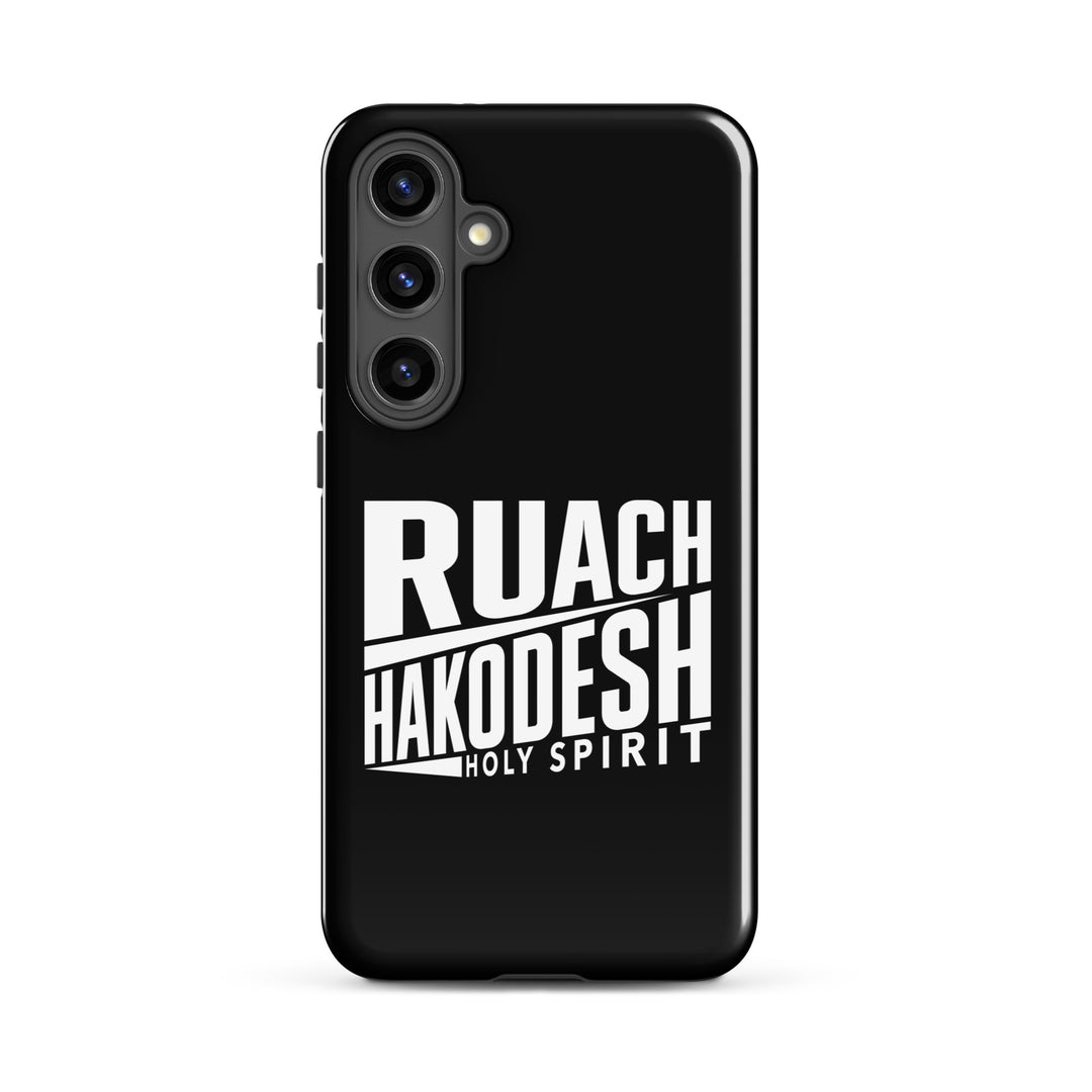 Christian Phone Case Ruach Hakodesh Holy Spirit Black for Samsung® Samsung® Phone Cases Glossy Samsung Galaxy S24 Plus 