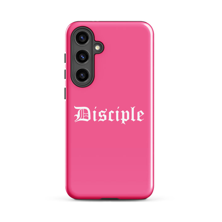 Christian Phone Case Disciple Pink for Samsung® Samsung® Phone Cases Glossy Samsung Galaxy S24 Plus 