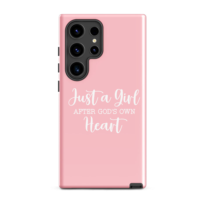 Christian Phone Case Girl After God's Heart for Samsung® Samsung® Phone Cases Glossy Samsung Galaxy S24 Ultra 