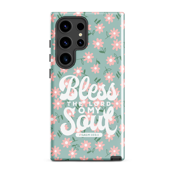 Christian Phone Case Bless The Lord Daisy for Samsung® Samsung® Phone Cases Glossy Samsung Galaxy S24 Ultra 