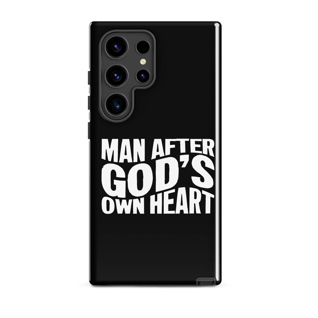 Christian Phone Case Man After God's Heart for Samsung® Samsung® Phone Cases Glossy Samsung Galaxy S24 Ultra 