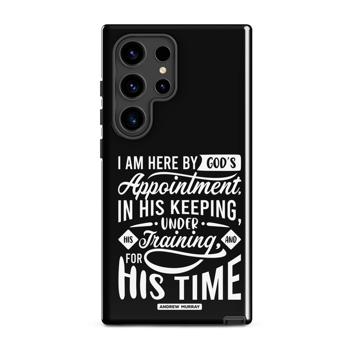 Christian Phone Case His Time Black for Samsung® Samsung® Phone Cases Glossy Samsung Galaxy S24 Ultra 