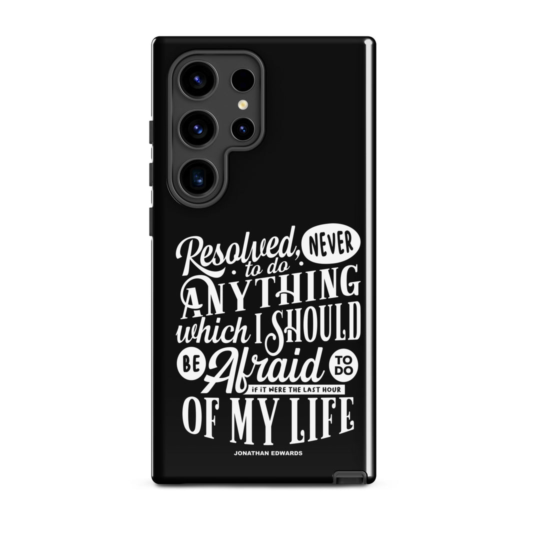 Christian Phone Case Last Hour Black for Samsung® Samsung® Phone Cases Glossy Samsung Galaxy S24 Ultra 