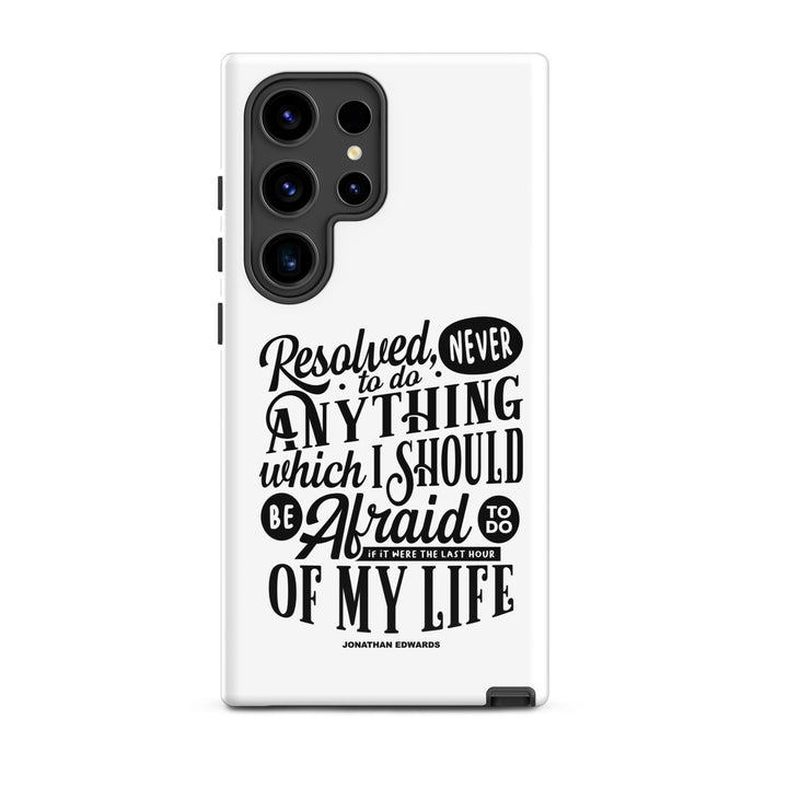 Christian Phone Case Last Hour White for Samsung® Samsung® Phone Cases Glossy Samsung Galaxy S24 Ultra 