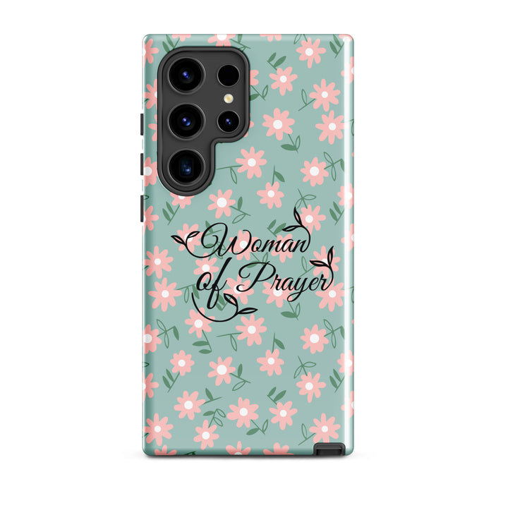 Christian Phone Case Woman of Prayer Daisy for Samsung® Samsung® Phone Cases Glossy Samsung Galaxy S24 Ultra 