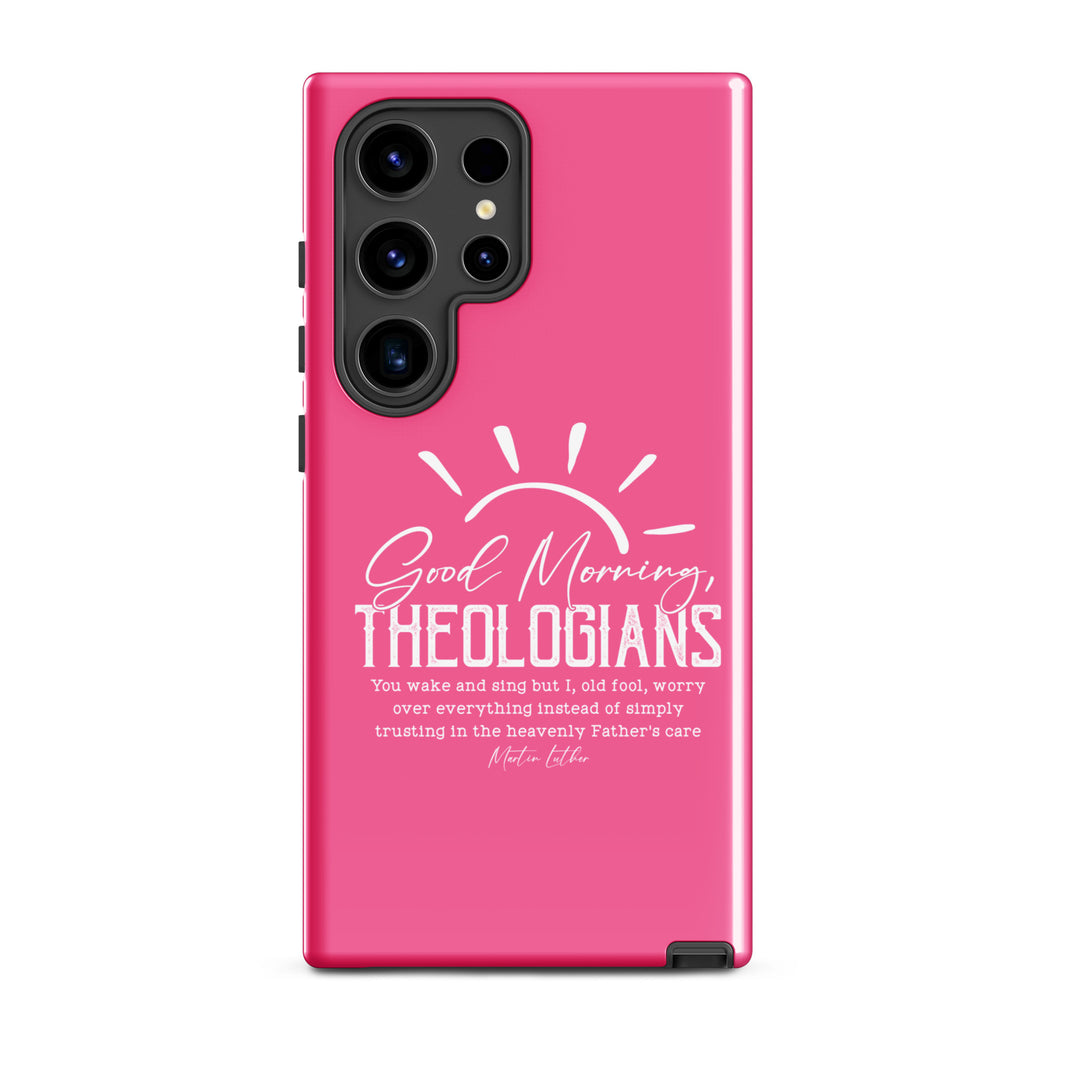 Christian Phone Case Luther's Theologians Pink for Samsung® Samsung® Phone Cases Glossy Samsung Galaxy S24 Ultra 