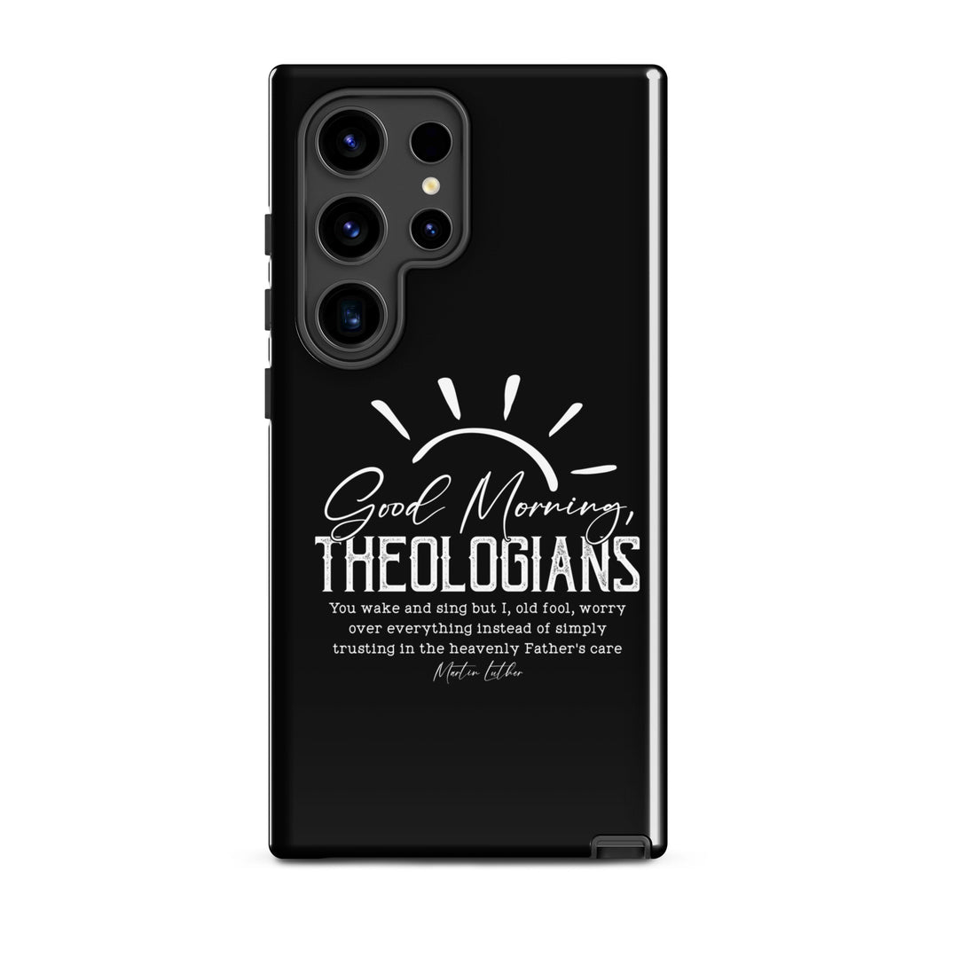 Christian Phone Case Luther's Theologians Black for Samsung® Samsung® Phone Cases Glossy Samsung Galaxy S24 Ultra 