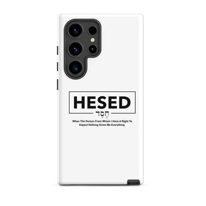 Christian Phone Case Hesed Everything White for Samsung® Samsung® Phone Cases Glossy Samsung Galaxy S24 Ultra 