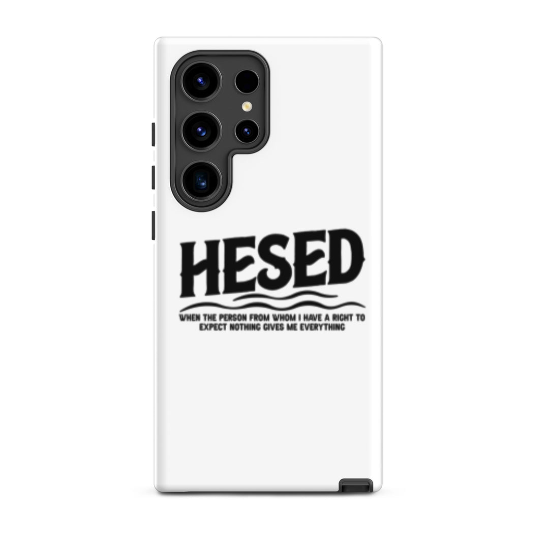 Christian Phone Case Hesed Everything White for Samsung® Samsung® Phone Cases Glossy Samsung Galaxy S24 Ultra 