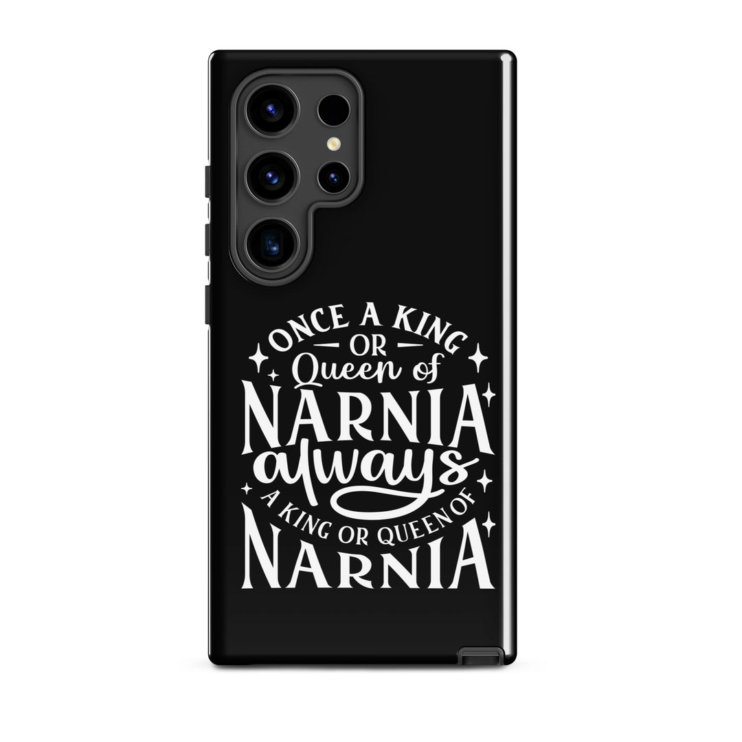 Christian Phone Case King or Queen Narnia Black for Samsung® Samsung® Phone Cases Glossy Samsung Galaxy S24 Ultra 