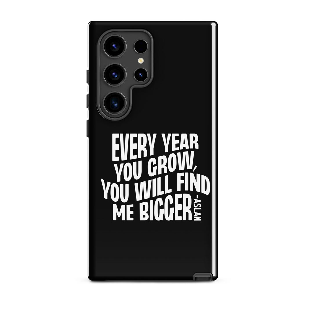 Christian Phone Case Every Year You Grow Black for Samsung® Samsung® Phone Cases Glossy Samsung Galaxy S24 Ultra 