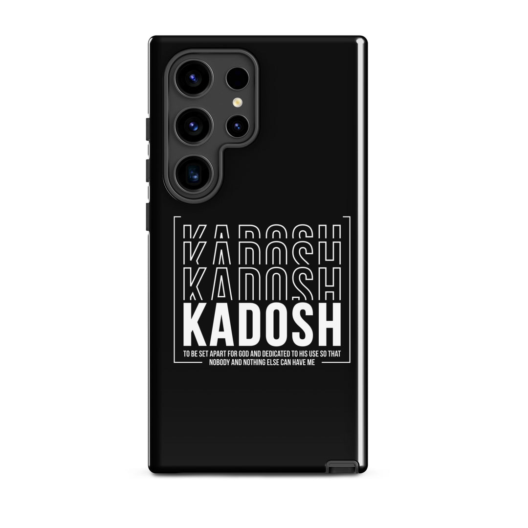 Christian Phone Case Kadosh Dedicated To His Use Black for Samsung® Samsung® Phone Cases Glossy Samsung Galaxy S24 Ultra 