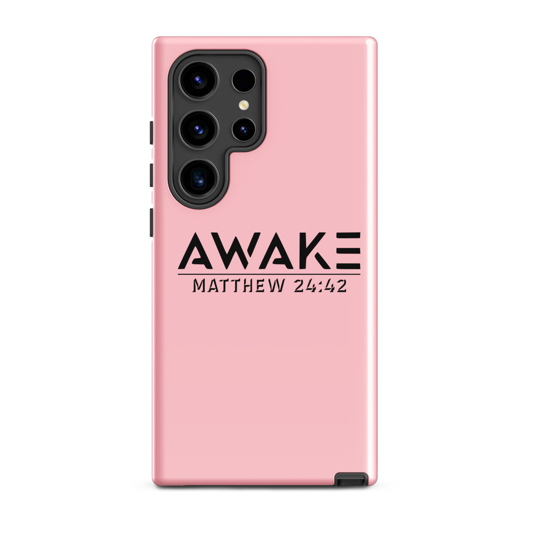 Christian Phone Case Awake  Pink for Samsung® Samsung® Phone Cases Glossy Samsung Galaxy S24 Ultra 