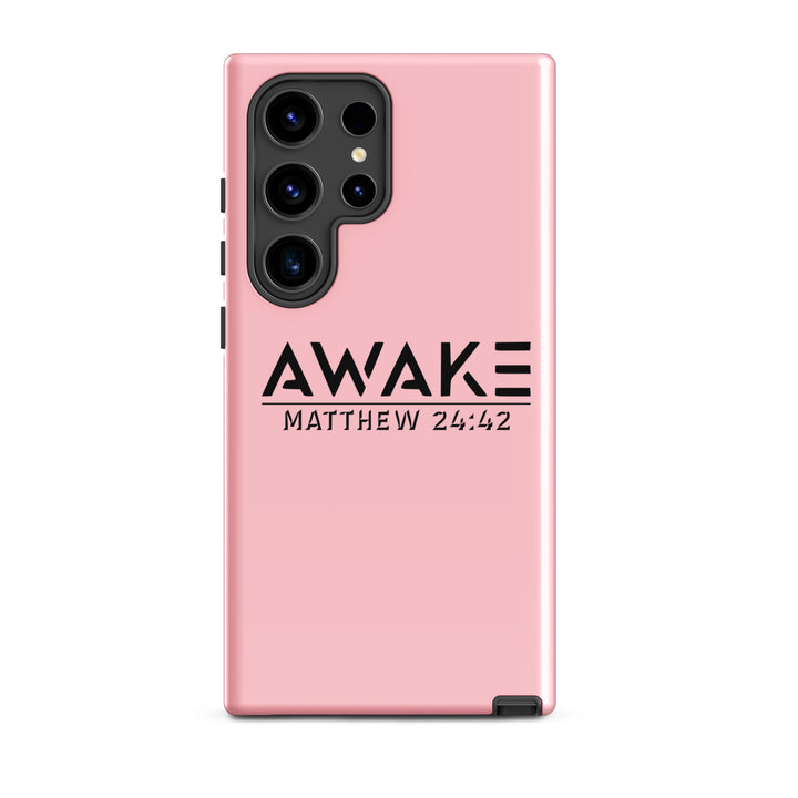 Christian Phone Case Awake  Pink for Samsung® Samsung® Phone Cases Glossy Samsung Galaxy S24 Ultra 