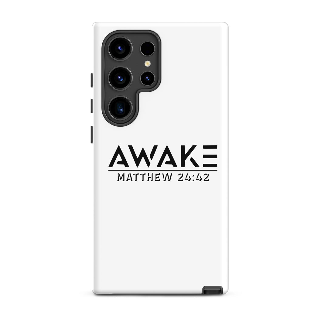 Christian Phone Case Awake White for Samsung® Samsung® Phone Cases Glossy Samsung Galaxy S24 Ultra 