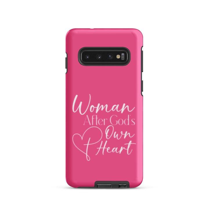 Christian Phone Case Woman After God's Heart for Samsung® Samsung® Phone Cases Matte Samsung Galaxy S10 