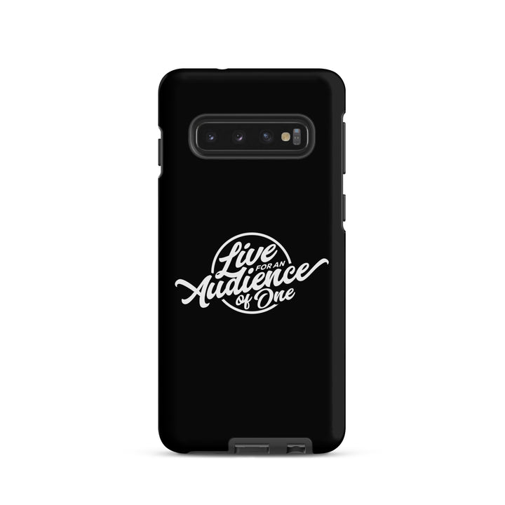 Christian Phone Case Audience of One Black for Samsung® Samsung® Phone Cases Matte Samsung Galaxy S10 