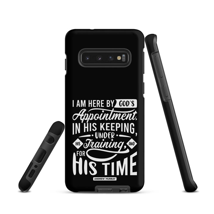 Christian Phone Case His Time Black for Samsung® Samsung® Phone Cases   