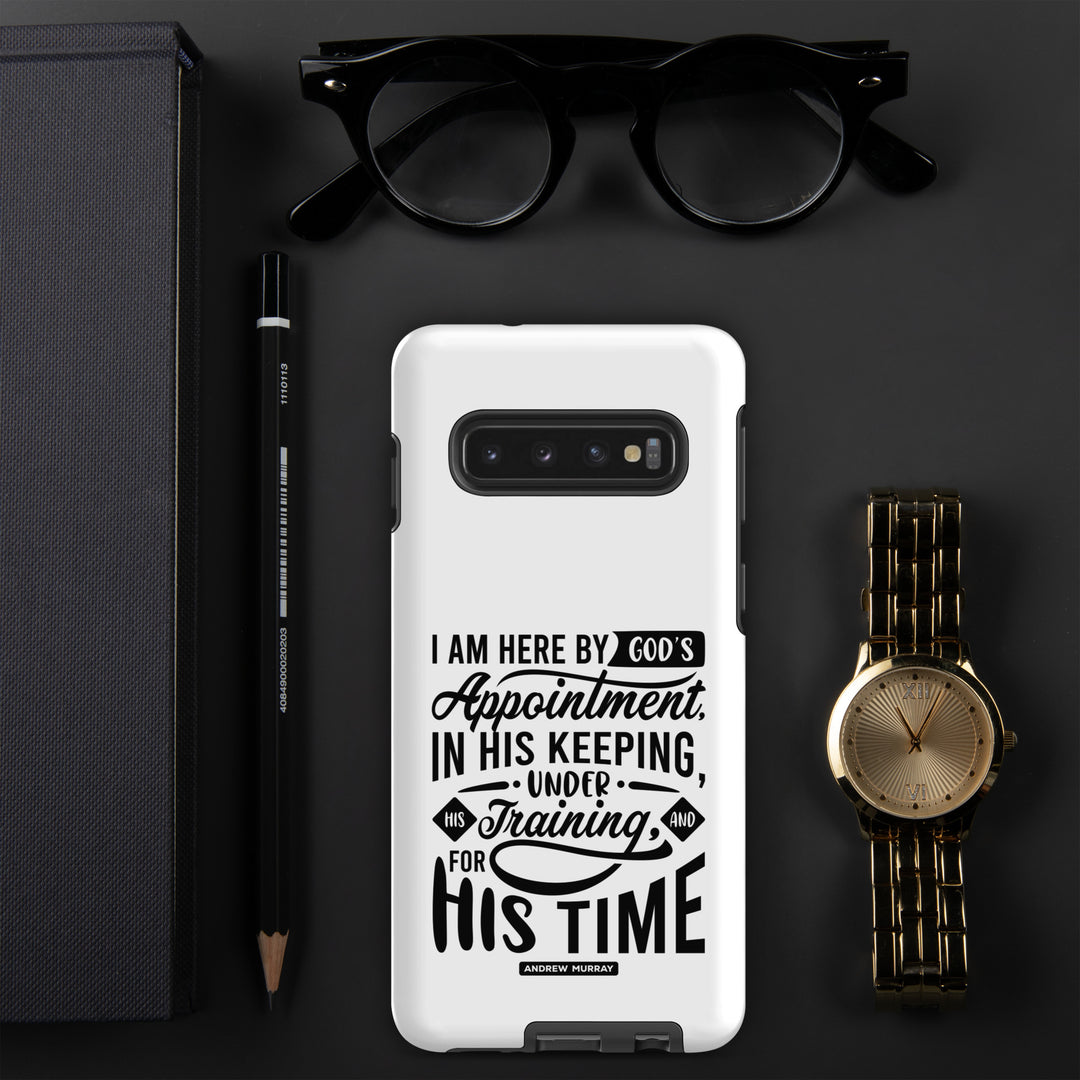 Christian Phone Case His Time White for Samsung® Samsung® Phone Cases   