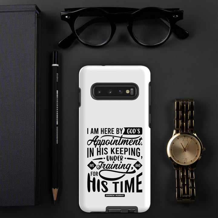 Christian Phone Case His Time White for Samsung® Samsung® Phone Cases   