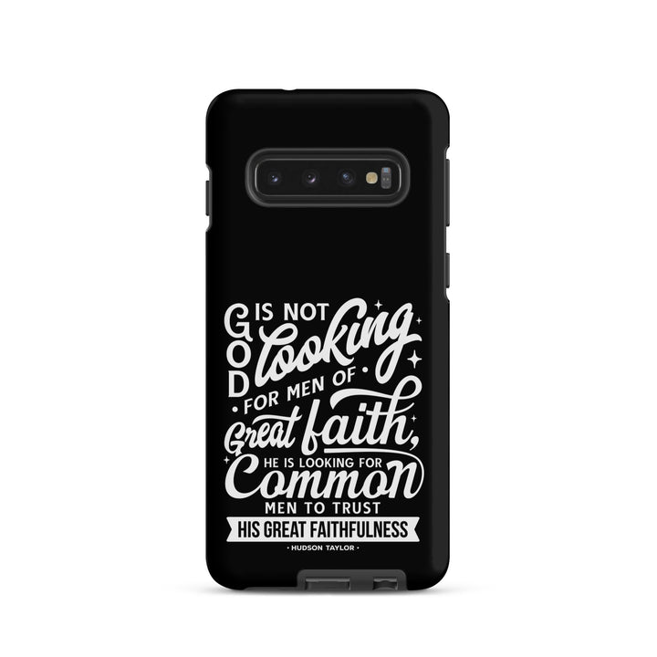 Christian Phone Case Common Men Black for Samsung® Samsung® Phone Cases Matte Samsung Galaxy S10 