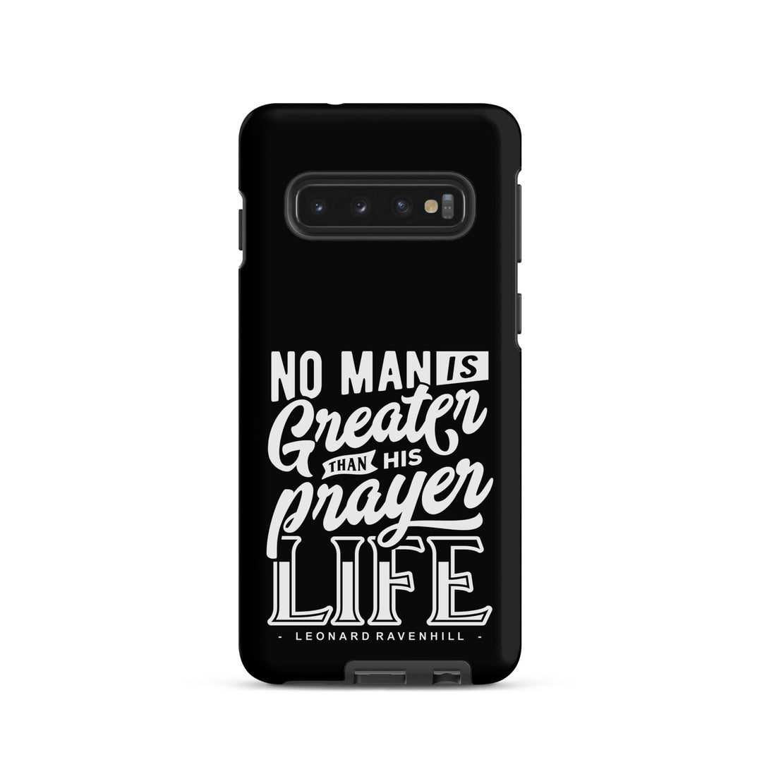 Christian Phone Case Prayer Life Black for Samsung® Samsung® Phone Cases Matte Samsung Galaxy S10 