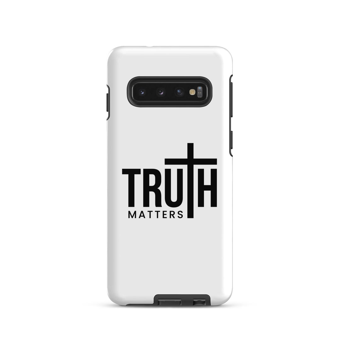 Christian Phone Case Truth Matters White for Samsung® Samsung® Phone Cases Matte Samsung Galaxy S10 