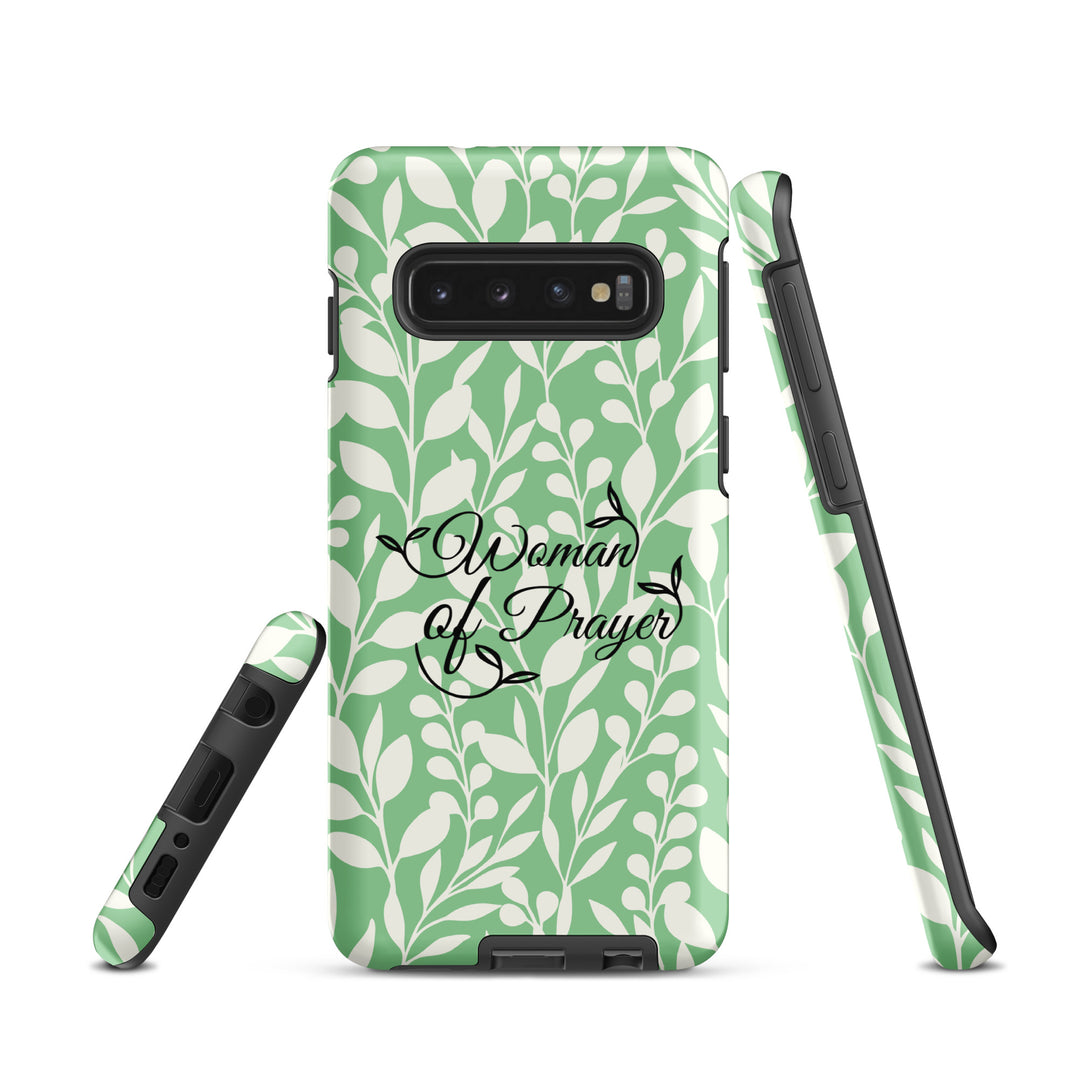 Christian Phone Case Woman of Prayer Green for Samsung® Samsung® Phone Cases   