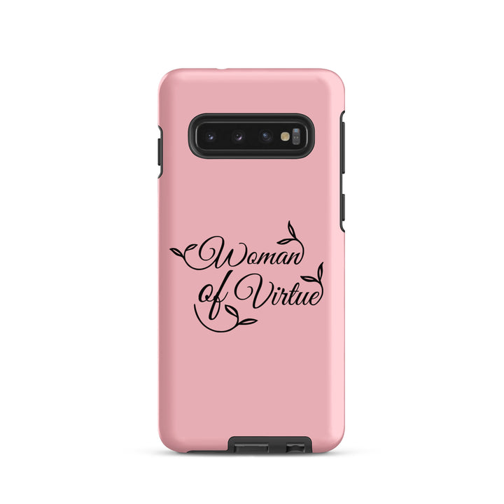 Christian Phone Case Woman of Virtue Pink for Samsung® Samsung® Phone Cases Matte Samsung Galaxy S10 