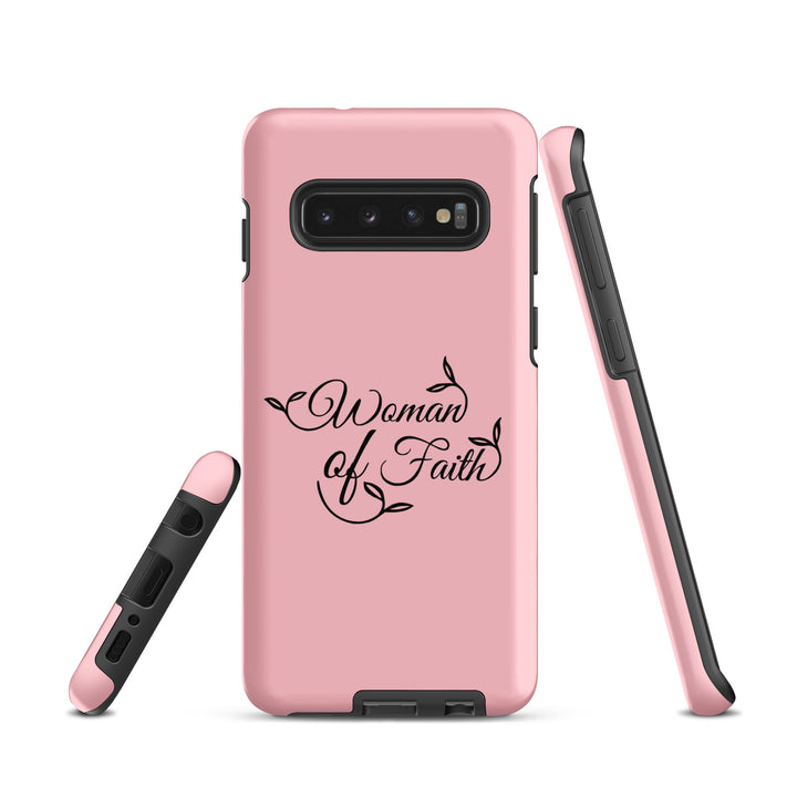 Christian Phone Case Woman of Faith Pink for Samsung® Samsung® Phone Cases   