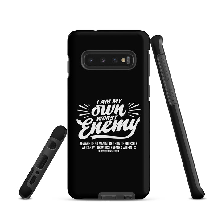 Christian Phone Case Worst Enemy Black for Samsung® Samsung® Phone Cases   