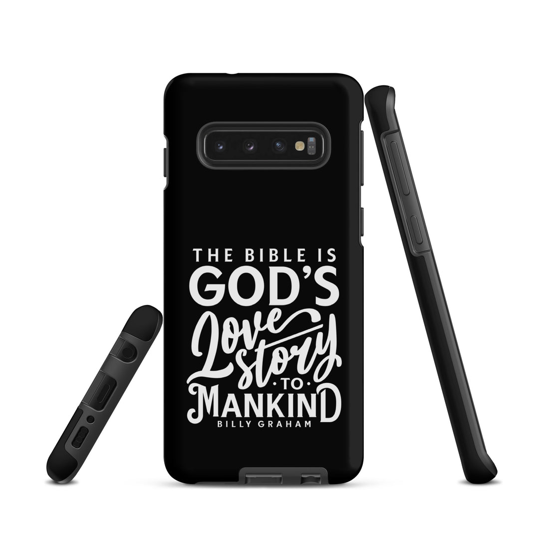 Christian Phone Case God's Love Story Black for Samsung® Samsung® Phone Cases   