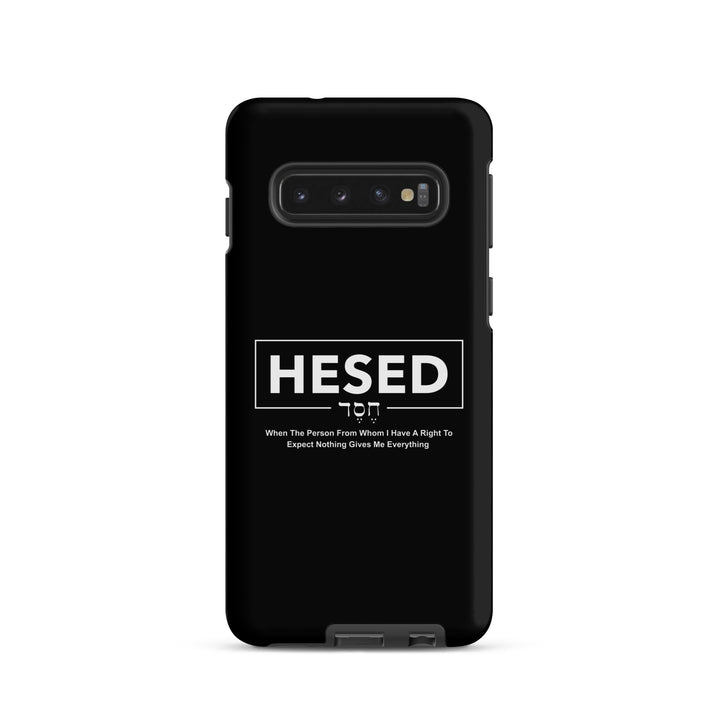 Christian Phone Case Hesed Everything Black for Samsung® Samsung® Phone Cases   