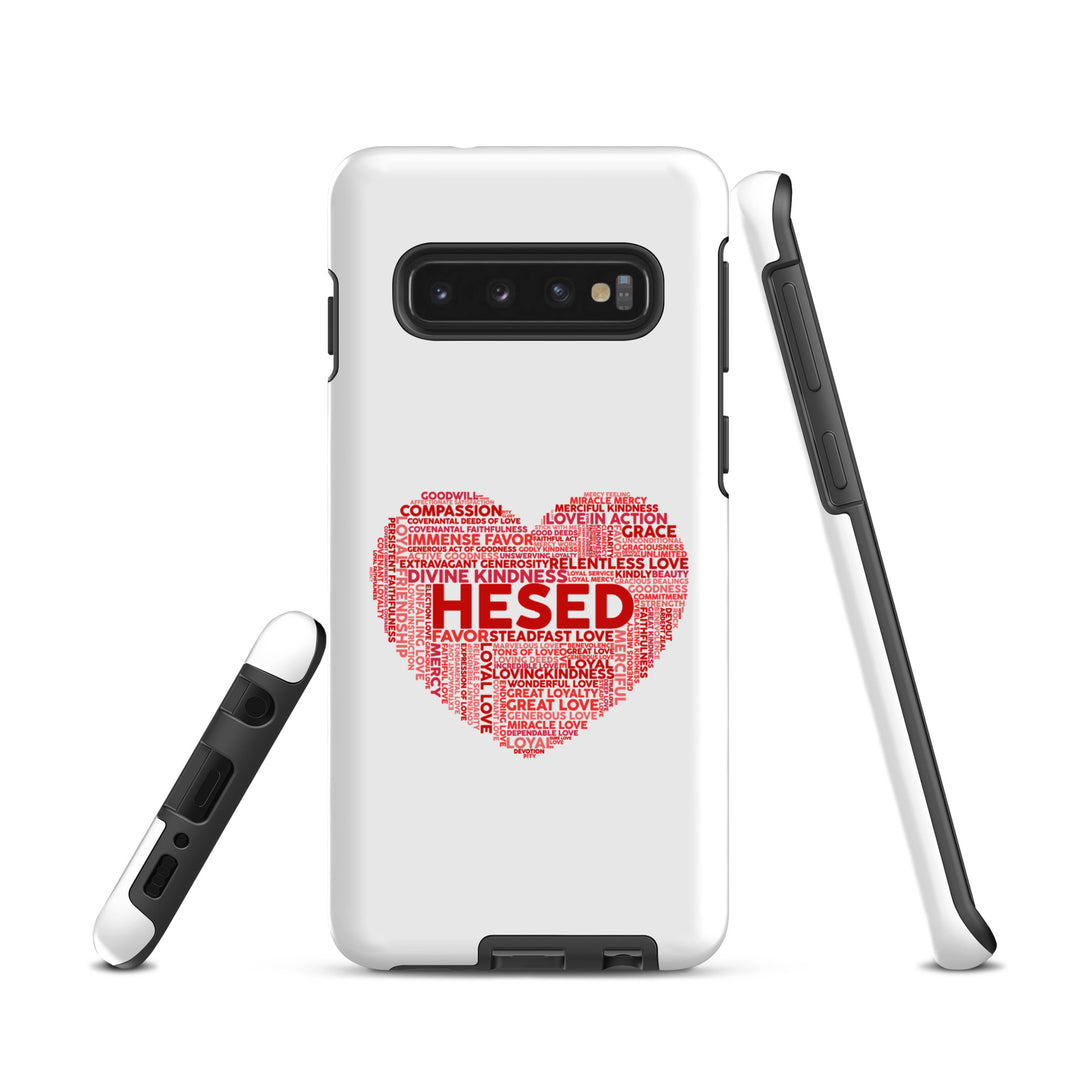 Christian Phone Case Hesed Heart White for Samsung® Samsung® Phone Cases   