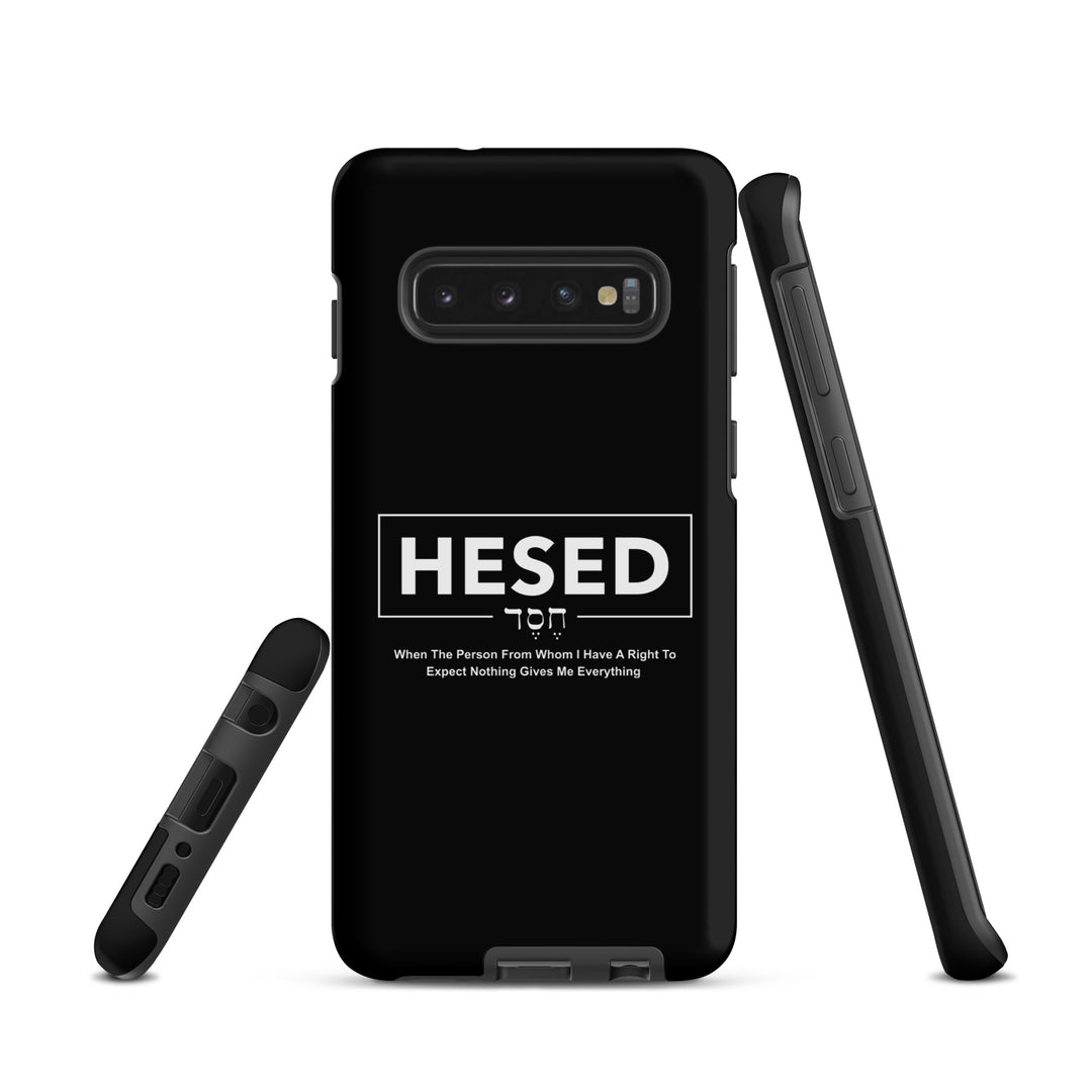 Christian Phone Case Hesed Everything Black for Samsung® Samsung® Phone Cases   