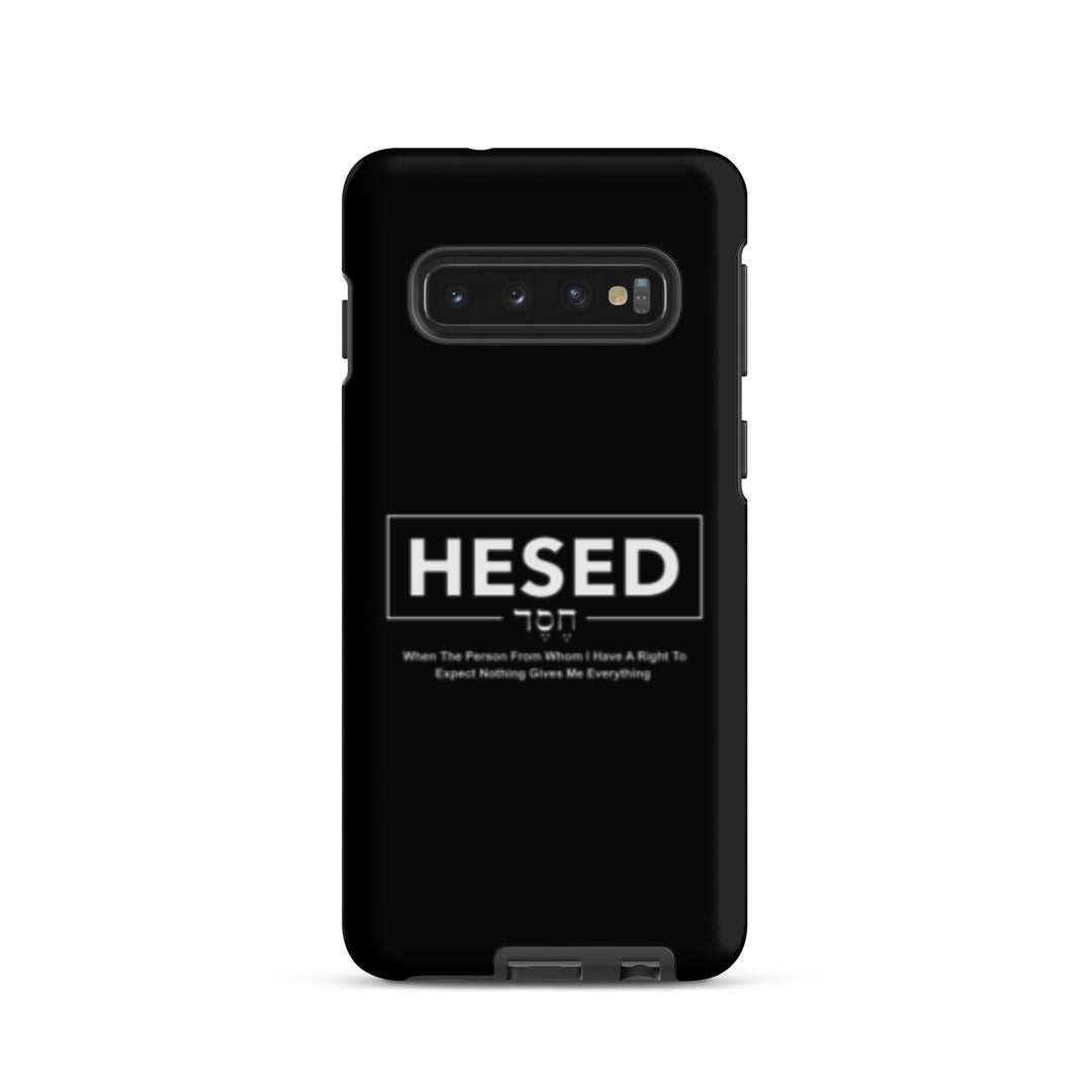 Christian Phone Case Hesed Everything Black for Samsung® Samsung® Phone Cases Matte Samsung Galaxy S10 