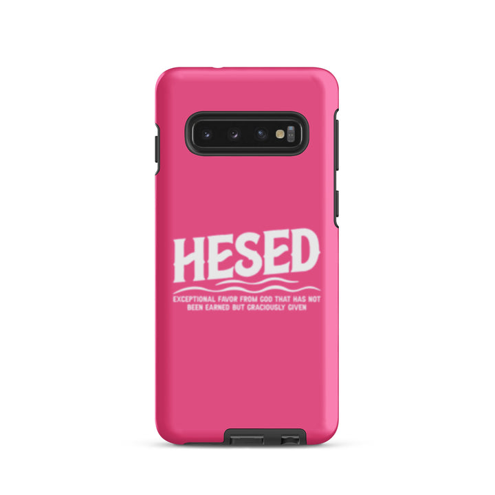 Christian Phone Case Hesed Exceptional Favor Pink for Samsung® Samsung® Phone Cases Matte Samsung Galaxy S10 