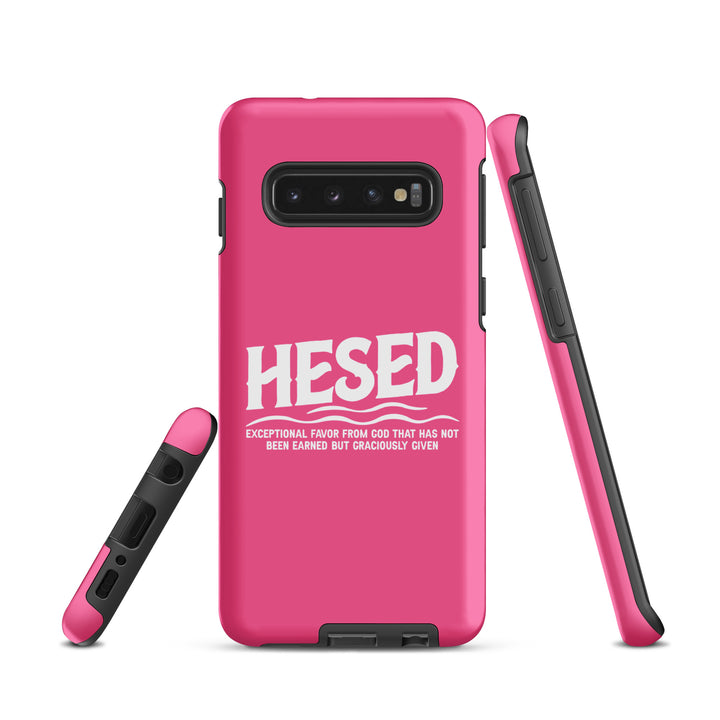 Christian Phone Case Hesed Exceptional Favor Pink for Samsung® Samsung® Phone Cases   