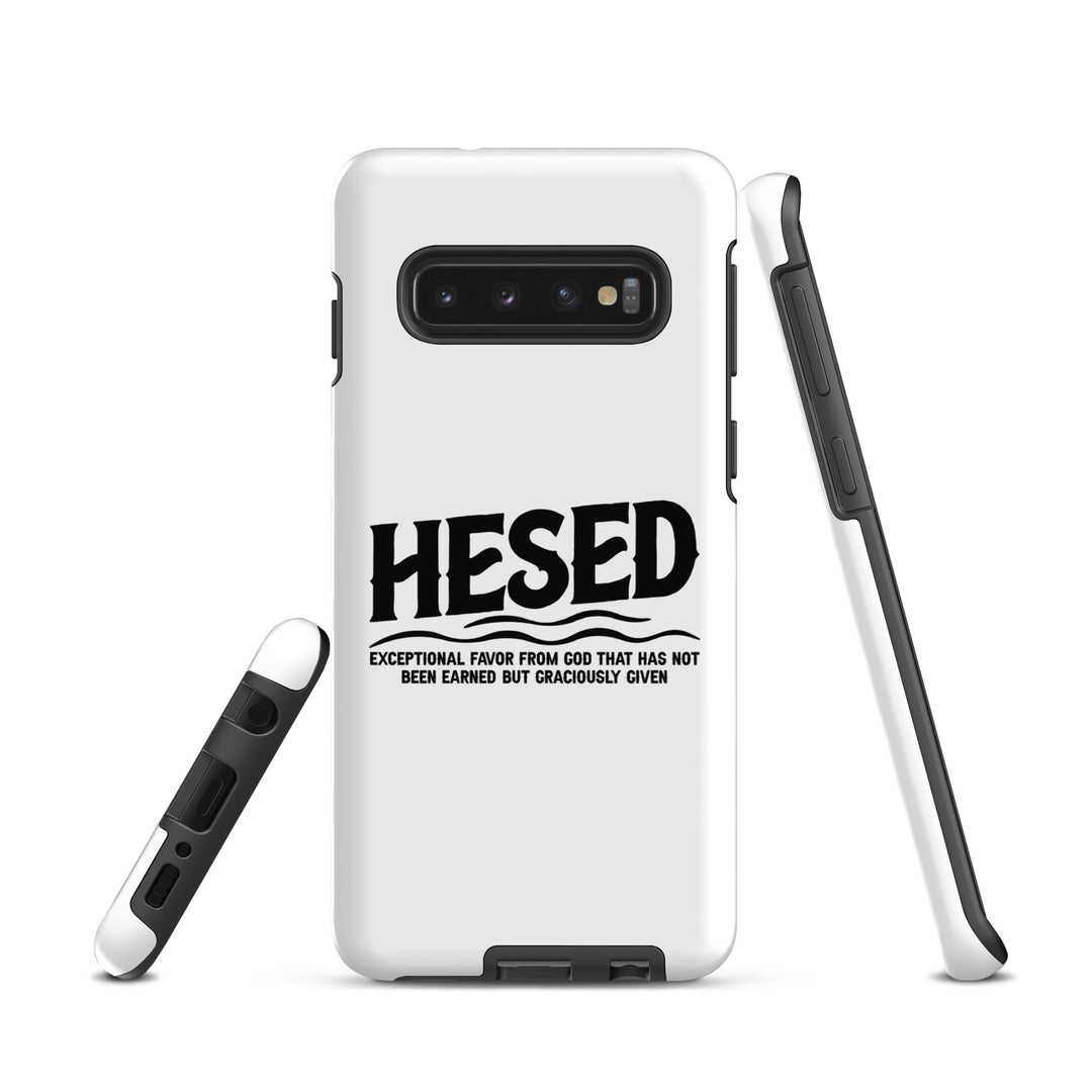 Christian Phone Case Hesed Exceptional Favor White for Samsung® Samsung® Phone Cases   