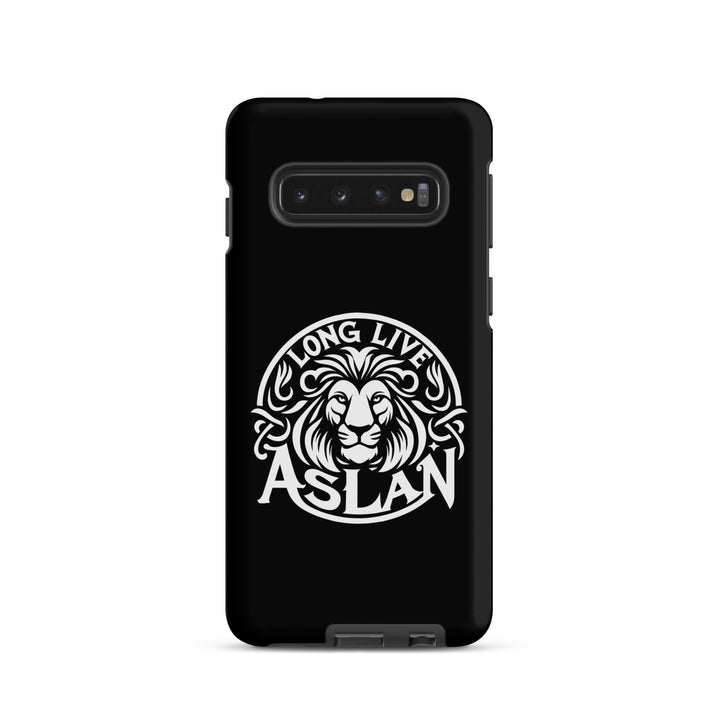 Christian Phone Case Long Live Aslan Black for Samsung® Samsung® Phone Cases Matte Samsung Galaxy S10 