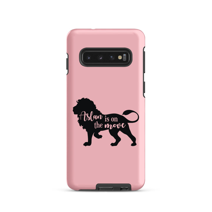 Christian Phone Case Aslan Is On The Move Pink for Samsung® Samsung® Phone Cases Matte Samsung Galaxy S10 