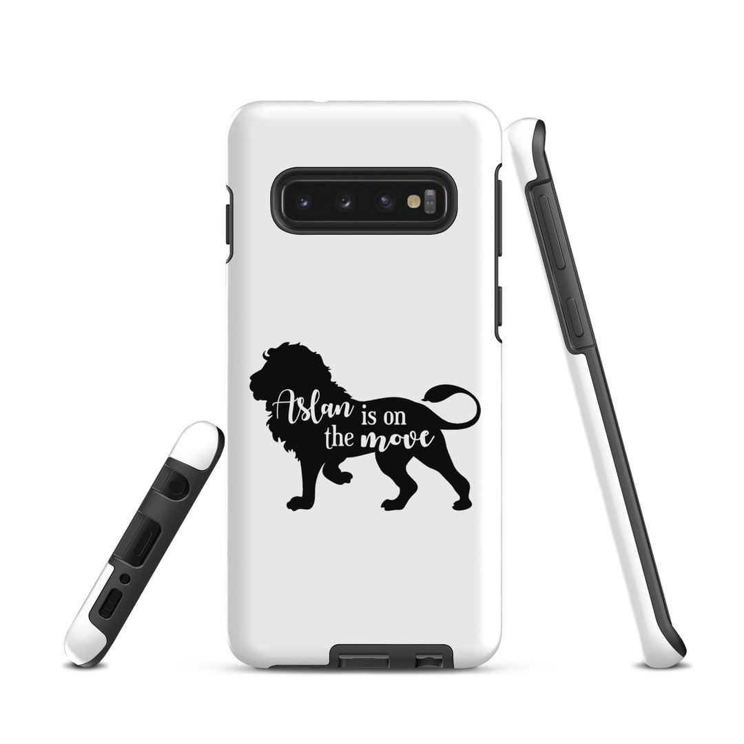 Christian Phone Case Aslan Is On The Move White for Samsung® Samsung® Phone Cases   