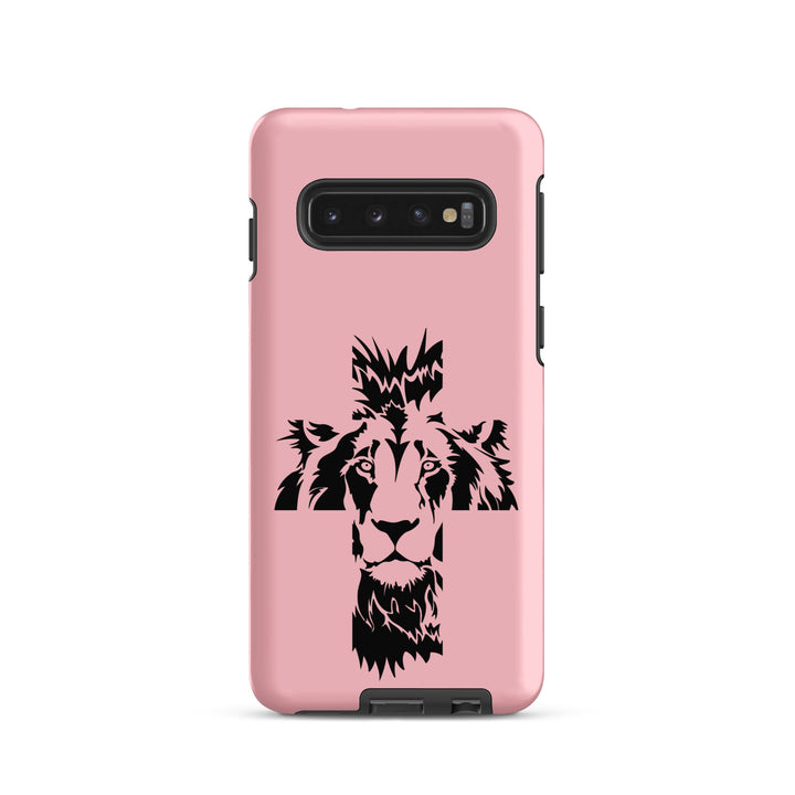 Christian Phone Case Aslan Cross Pink for Samsung® Samsung® Phone Cases Matte Samsung Galaxy S10 