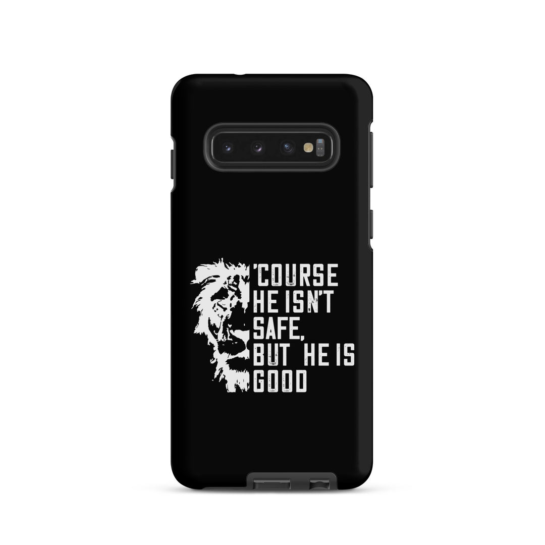 Christian Phone Case Christian Phone 'Course He Isn't Safe Black for Samsung® Samsung® Phone Cases Matte Samsung Galaxy S10 