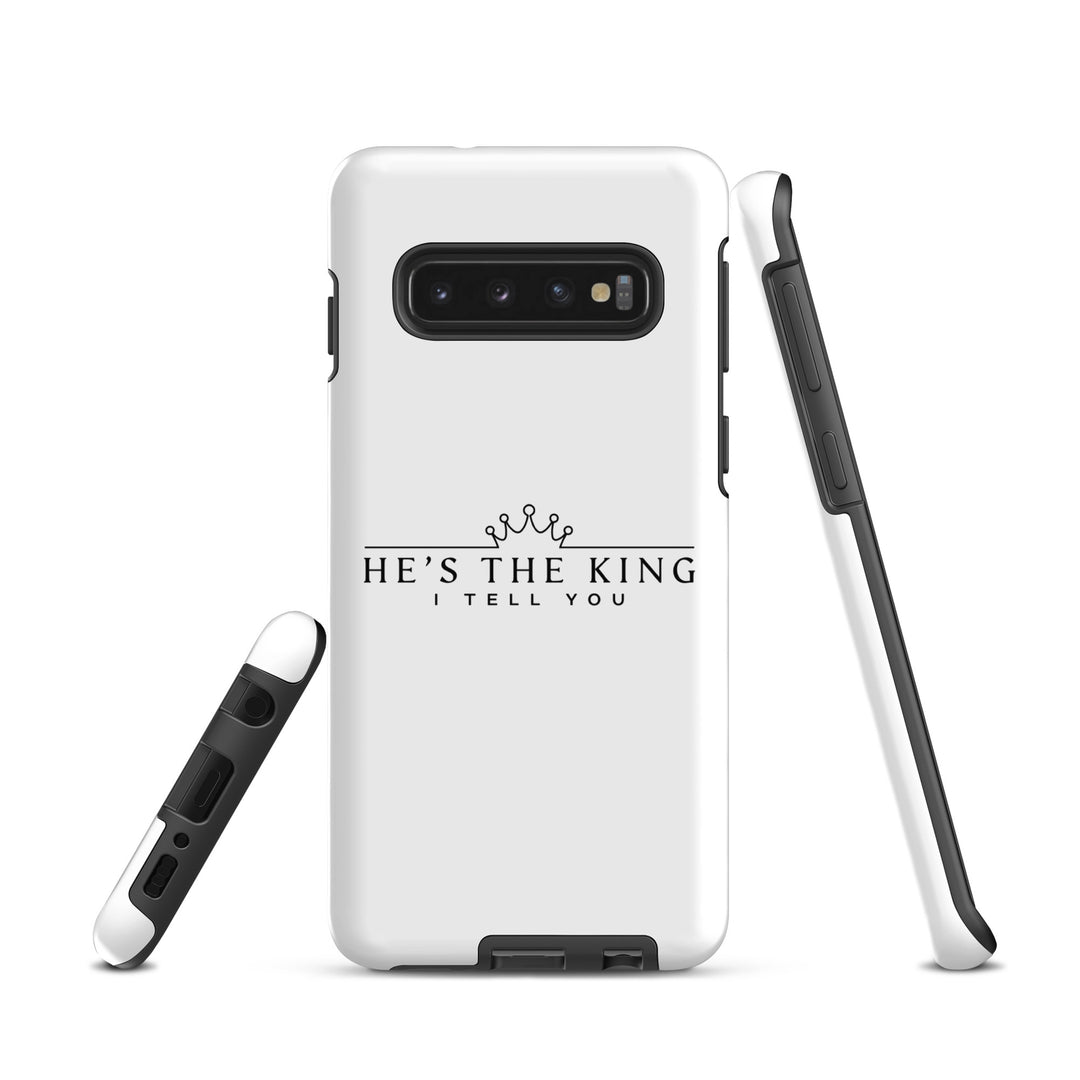 Christian Phone Case He's The King White for Samsung® Samsung® Phone Cases   