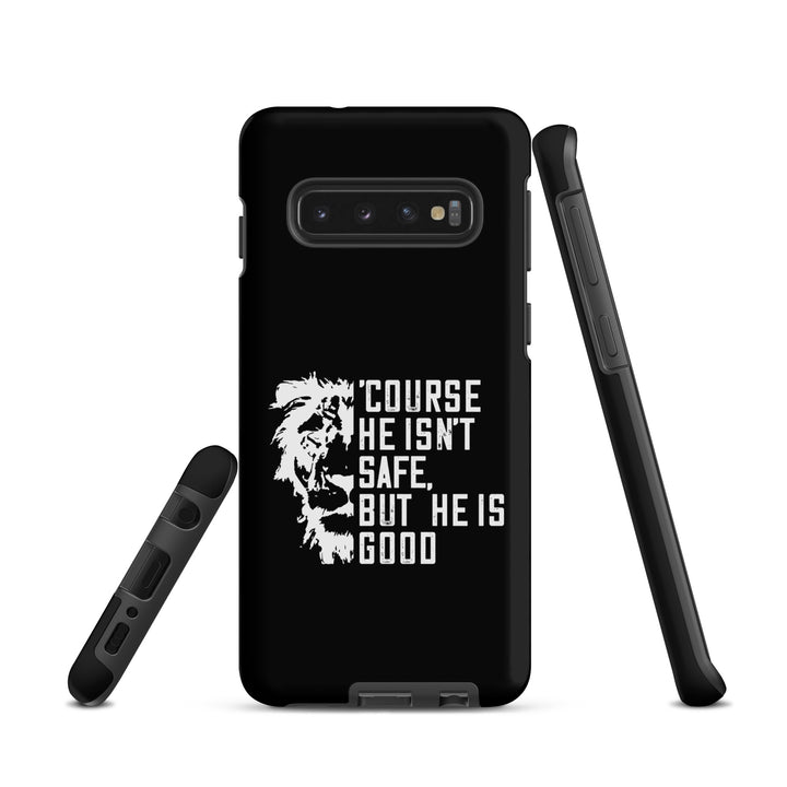 Christian Phone Case Christian Phone 'Course He Isn't Safe Black for Samsung® Samsung® Phone Cases   