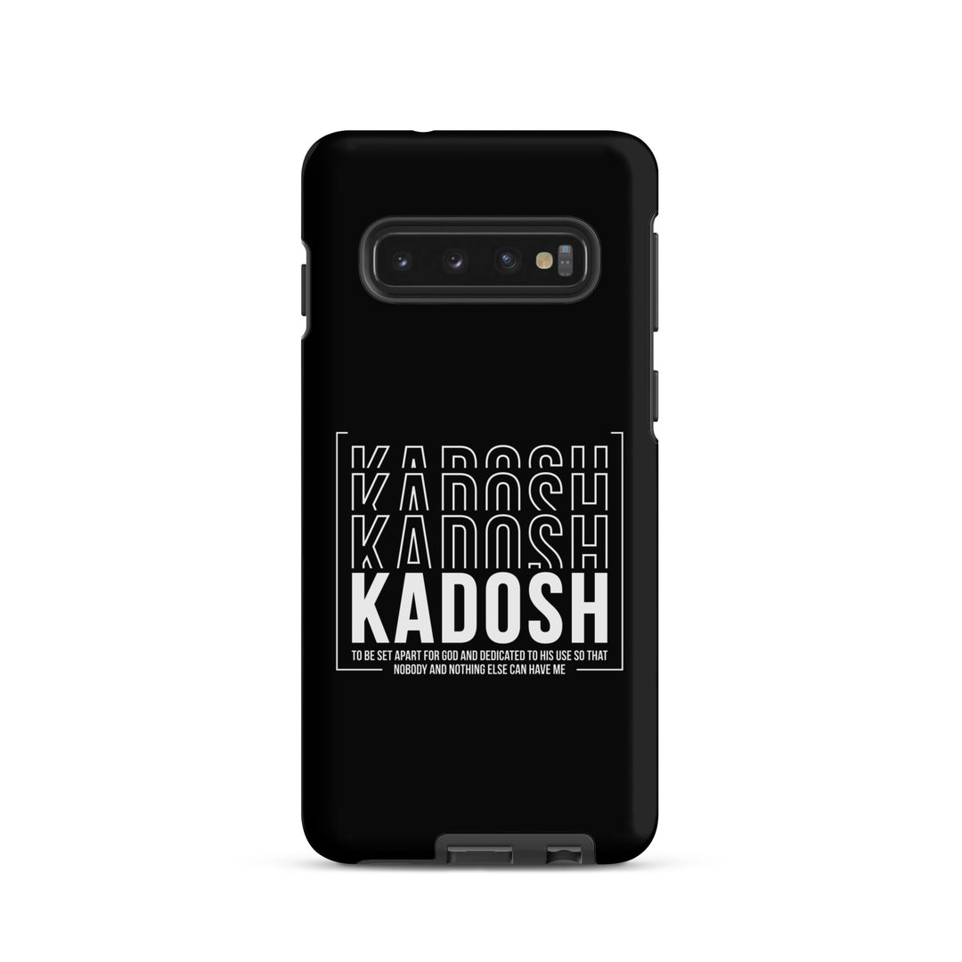 Christian Phone Case Kadosh Dedicated To His Use Black for Samsung® Samsung® Phone Cases Matte Samsung Galaxy S10 